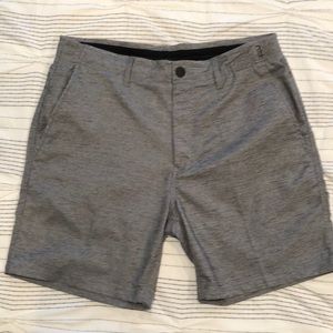 Hurley Marwick H2O Dri Men's Shorts - Gray - Waist Size 32 - 18 Inch Length